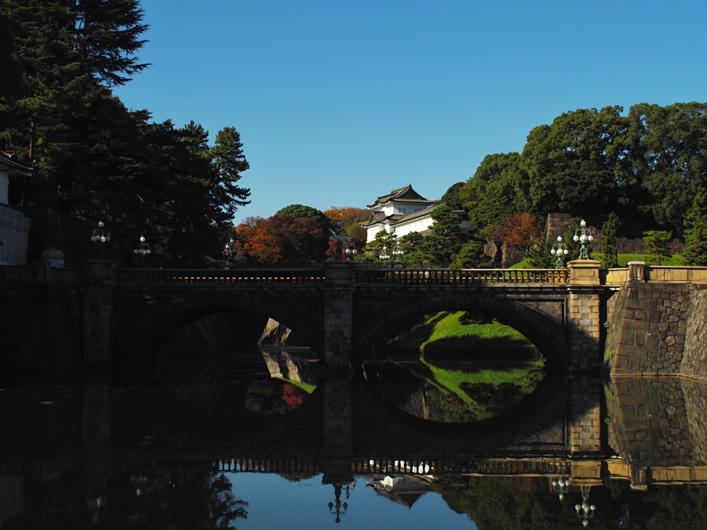 二重橋にて