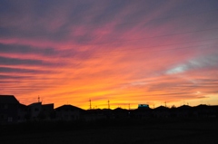 10月10日の夕焼け空2014