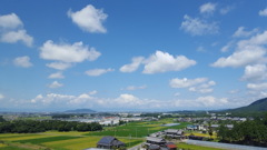 琵琶湖の空　なつ