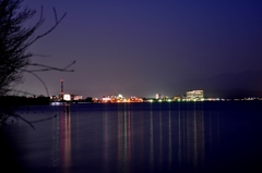 163.長浜湖岸の夜景