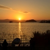 沈む夕日に魅せられて