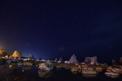橋杭岩　～満天の星～～