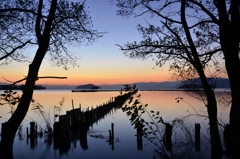 魅せられて～湖北の秋夕暮れ