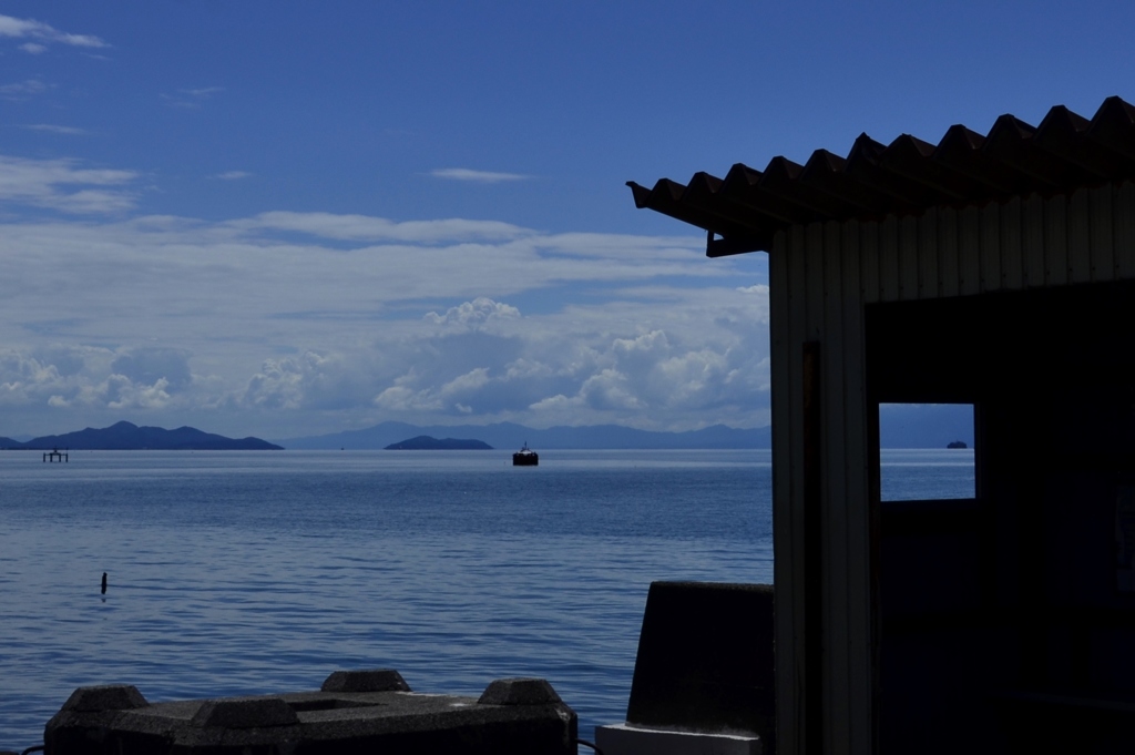琵琶湖夏の風景