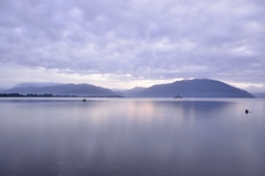 琵琶湖初秋の朝 琵琶湖初秋の朝