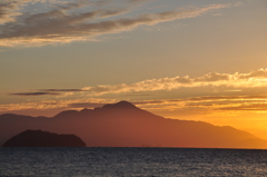 morning scenery of Lake BIwa