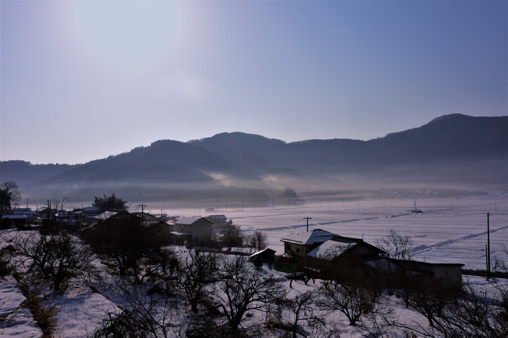 霧に包まれる朝2