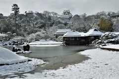 雪の玄宮園