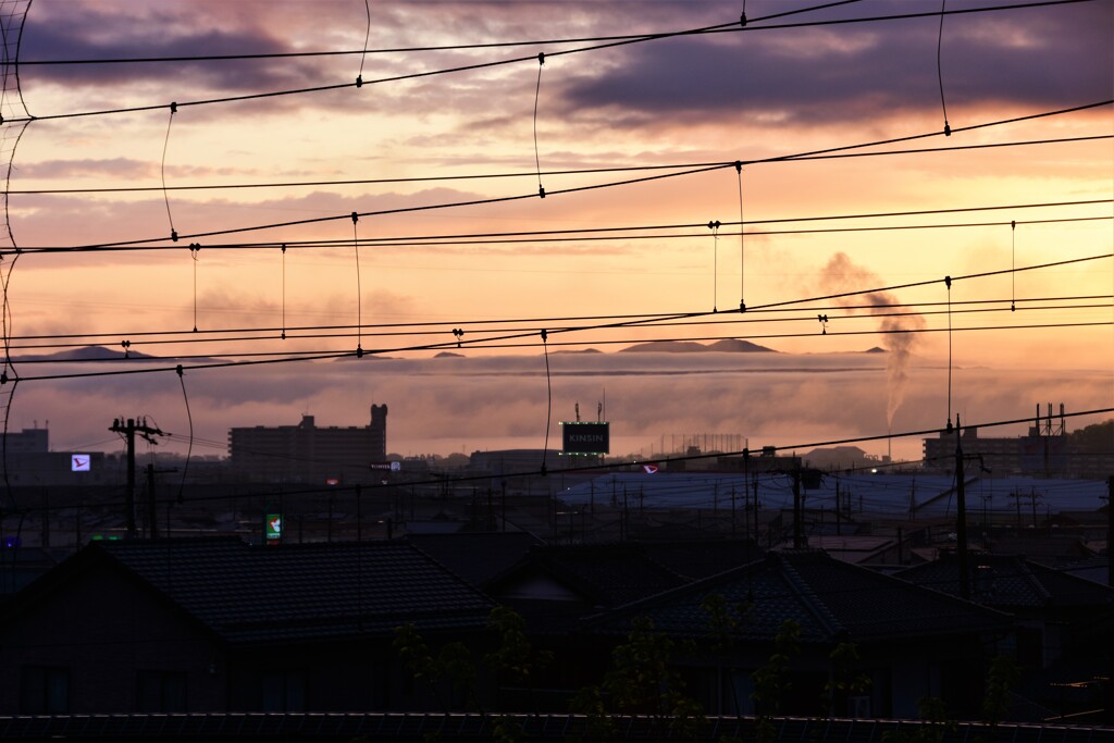 雲海の街　1