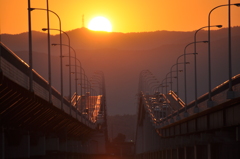 琵琶湖大橋夕景Ⅱ