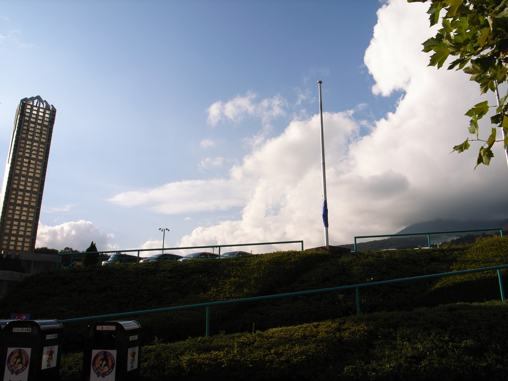 山の天気は変わりやすい