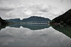 船明ダム湖・・・