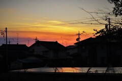 きょうの夕空・・・