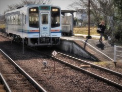 下り列車・・・