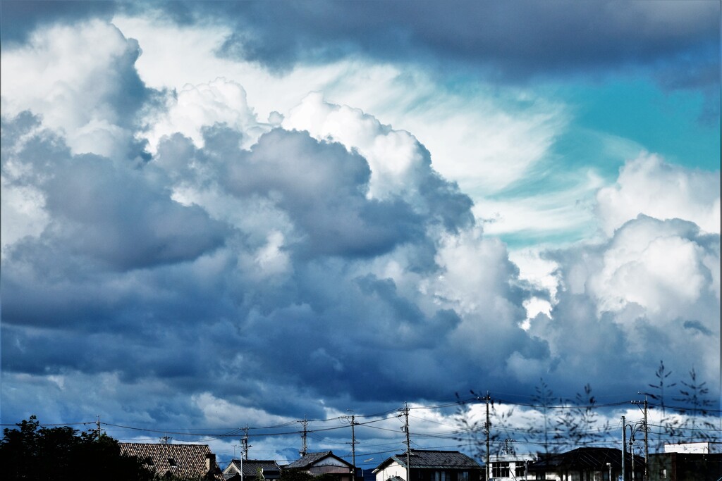 八月の空・・・
