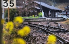 雨の一宮駅・・・
