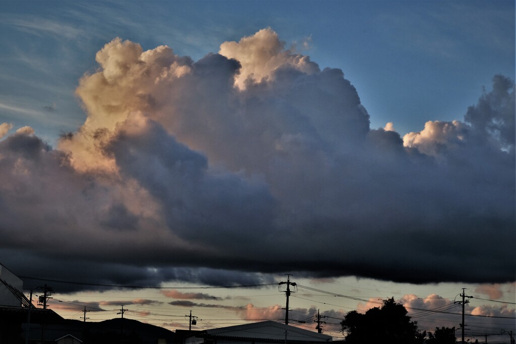 きょうの夕雲・・・