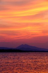 夕焼け筑波４