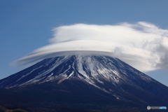 やっと見えた富士は・・