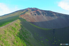 宝永火口より