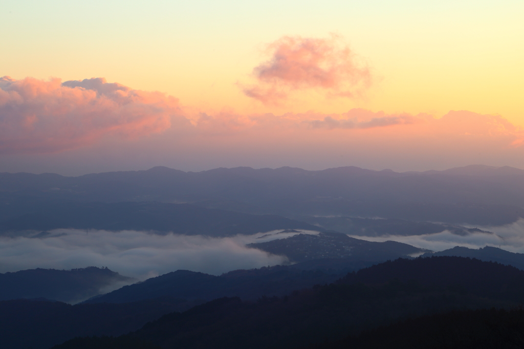 修善寺方面雲海