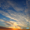 晩秋の夕焼け空