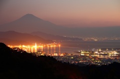 清水港の朝