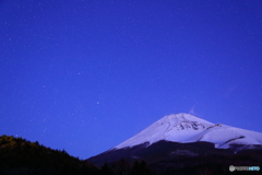 宝永火口の星空