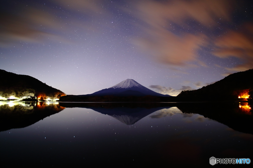 静かな湖面