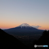 年末の夕暮れ