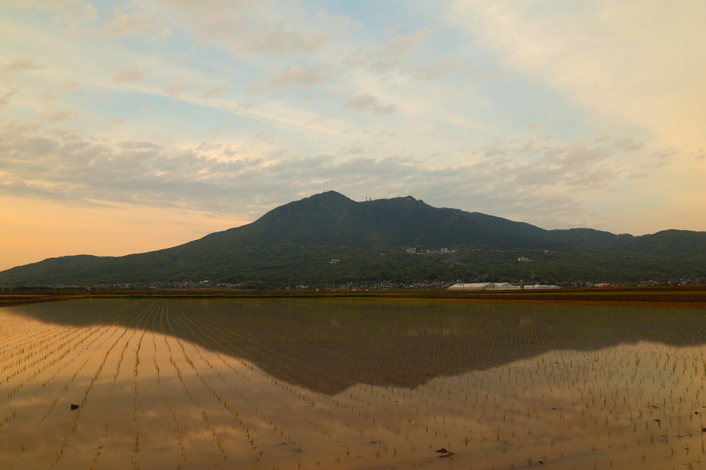 逆さ筑波山