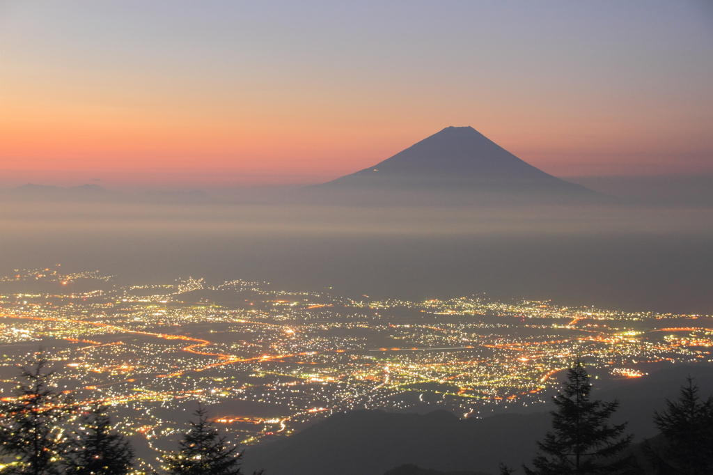 甘利山の朝