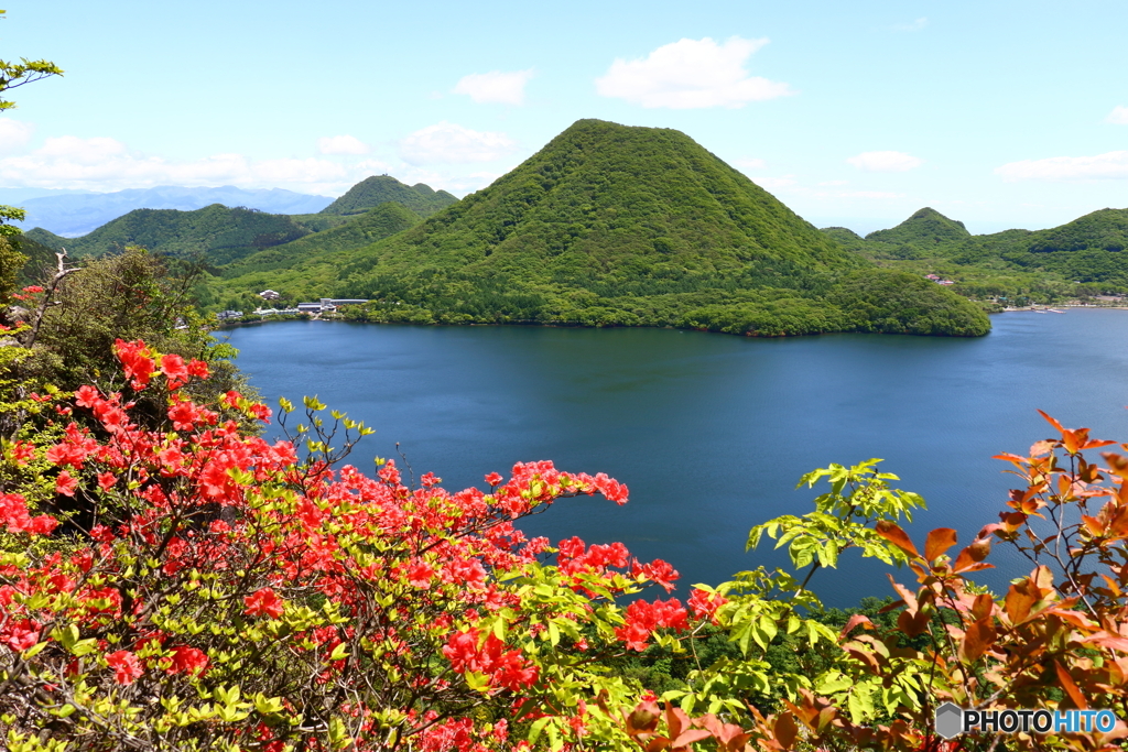榛名山　春爛漫