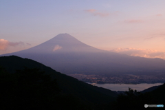 柔らかい夕焼け