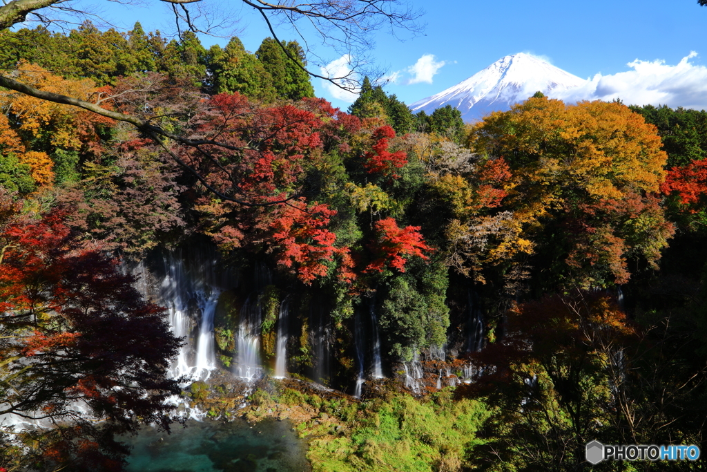 錦秋の滝