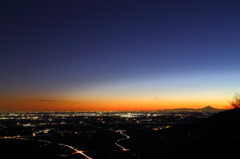 東京方面夕景