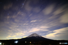 うろこ雲の夜