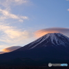 傘雲焼ける