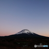 夕暮れ富士