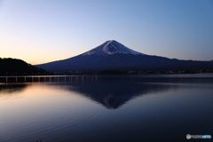 久しぶりの河口湖逆さ