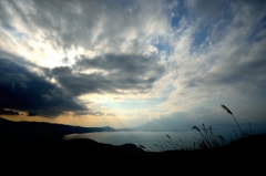 狐ヶ丘から錦江湾を眺める