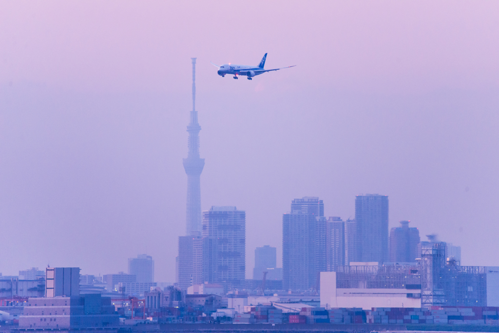 夕暮れ