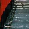 幾重にも重なる鳥居。