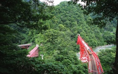黒部峡谷トロッコ電車