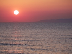 初めての　夕日撮影　2