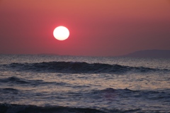 初めての　夕日撮影　1