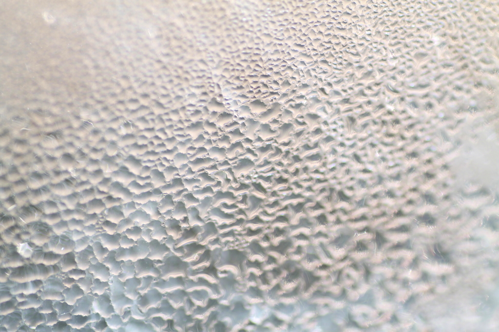 窓の露