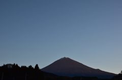 今朝の富士山