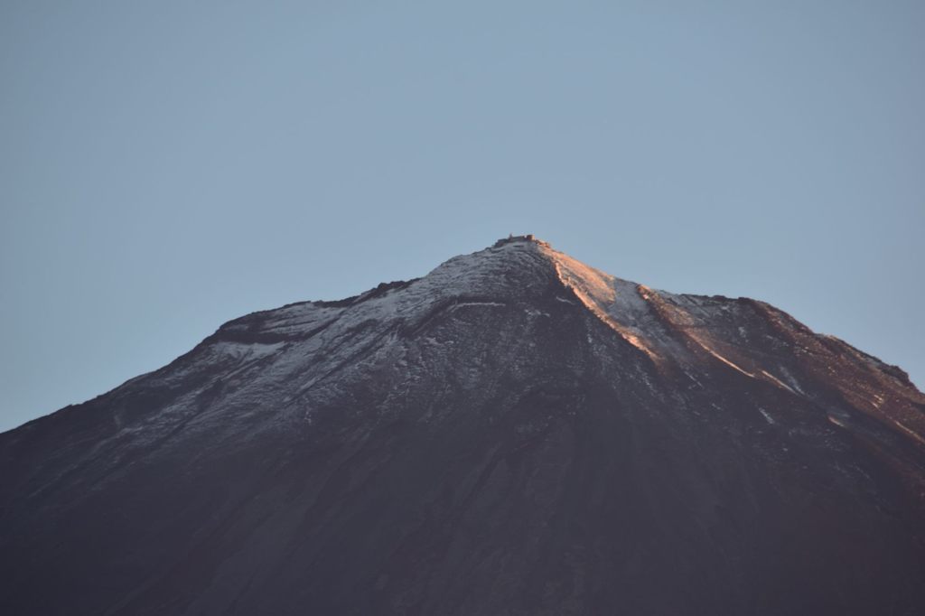 今朝の山頂