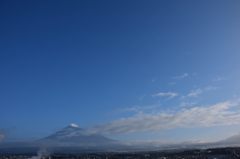 今朝の富士山